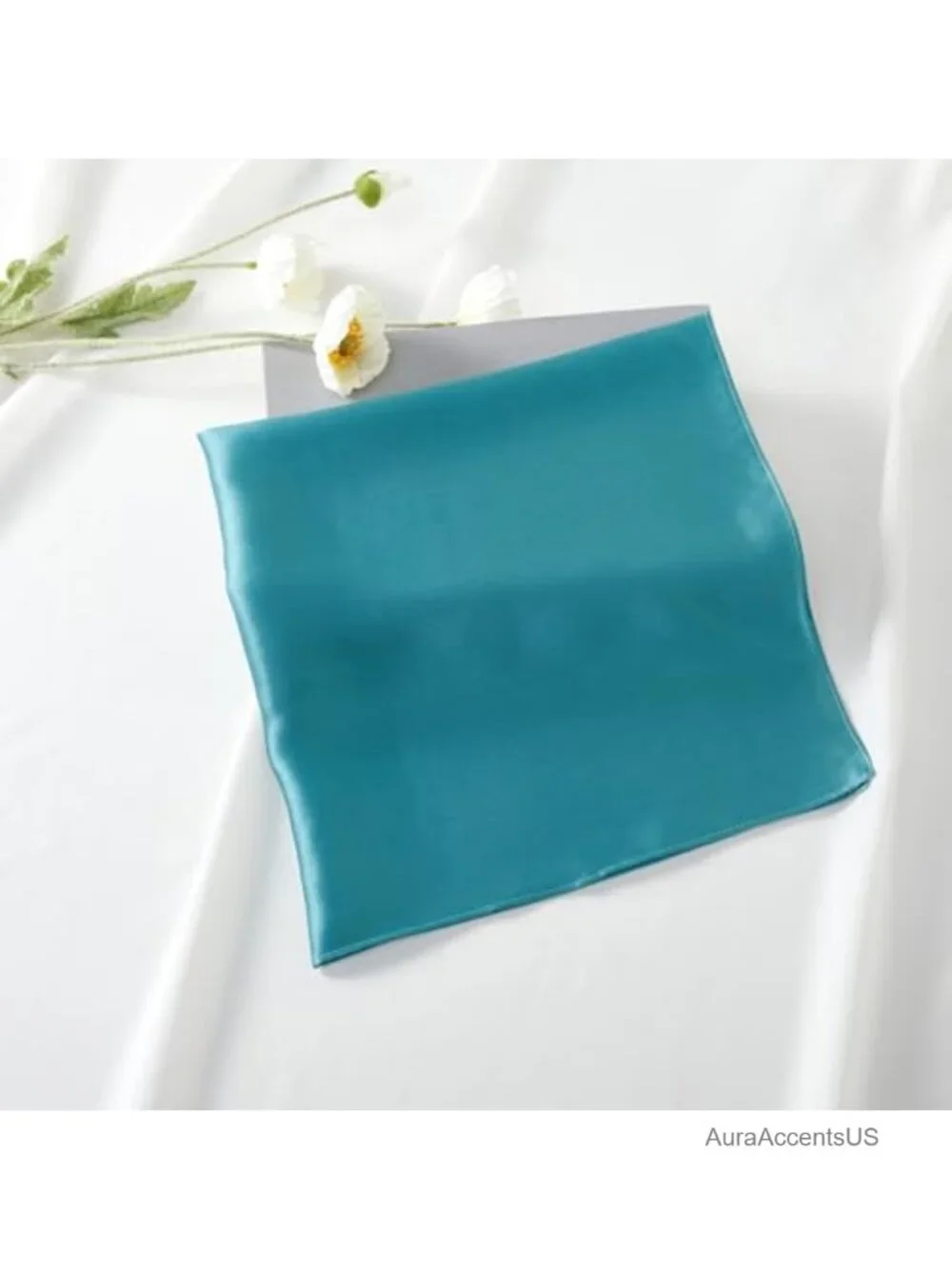100% Mulberry Silk Square Scarf 27